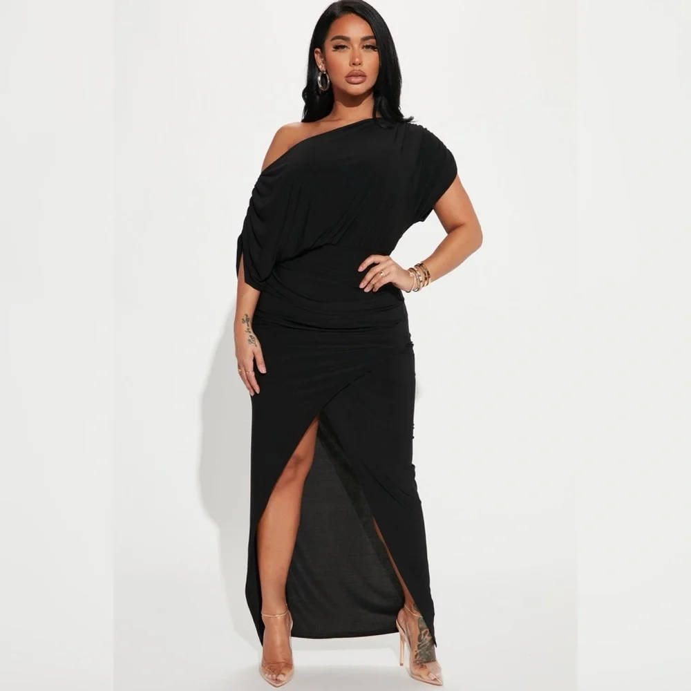 plus size evening dresses near me La Femme A-Line Long Lace-Bodice Plus-Size Prom Gown Black / 14W Wedding Dresses Casual White Silk Satin Colors:Champagne Rose 786 Numerals: Arabic giving depth without weight
